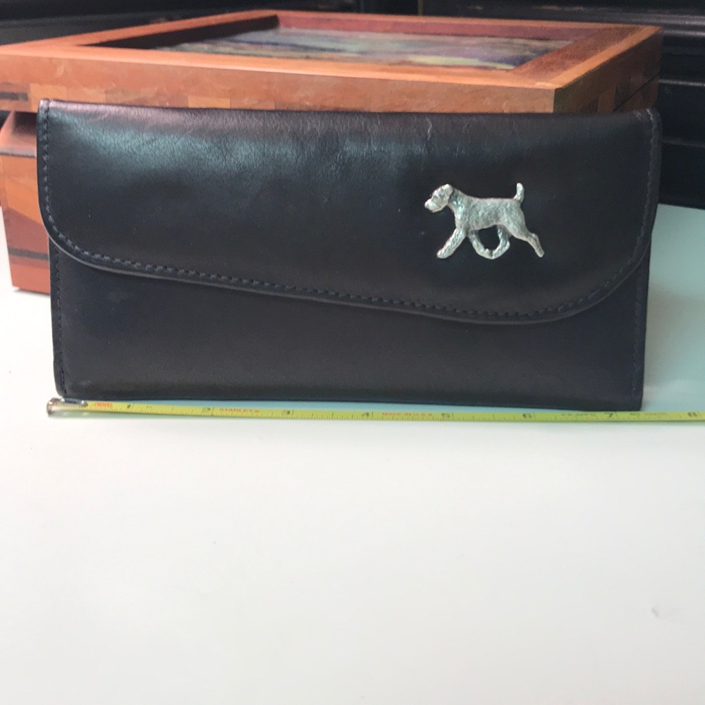 Marshal Black leather wallet NWOT - Picture 1 of 5